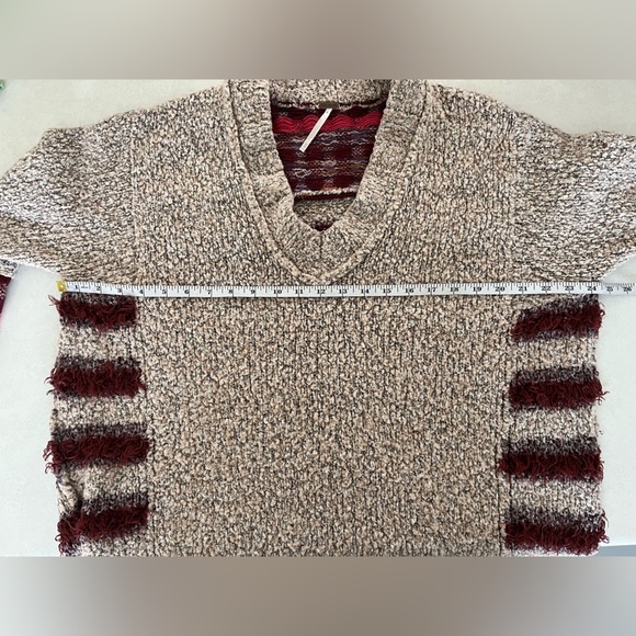 Free People/ Popcorn Knit/ Tunic sweater/ Jumper/ Oversized/ Size US XS - Picture 8 of 12